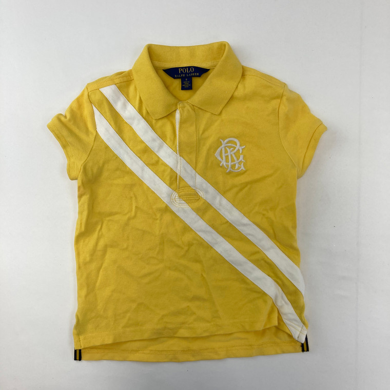 Ralph Lauren Yellow Polo Shirt 6 yr