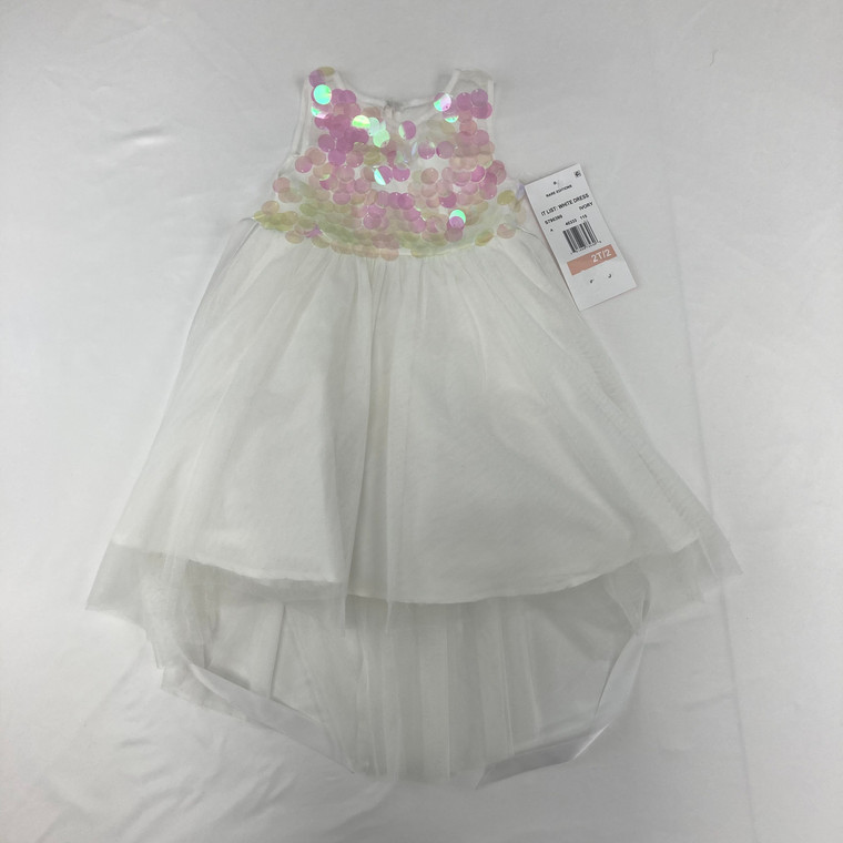 Rare Editions Sequin Tulle Dress 2/2T