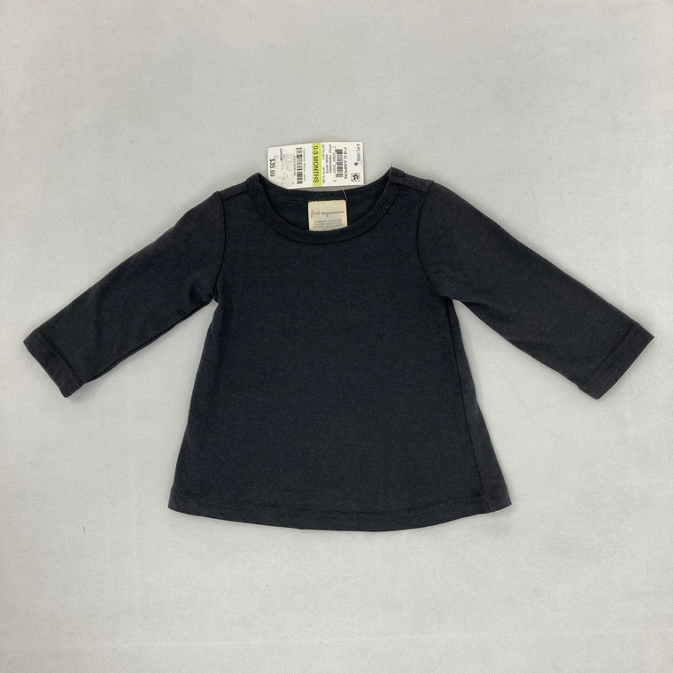 First Impressions Angel Gray Top 0-3 mth