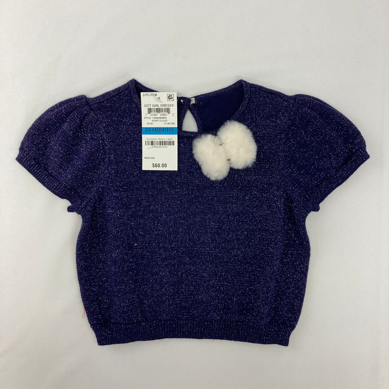 First Impressions Sparkle Sweater 24 mth