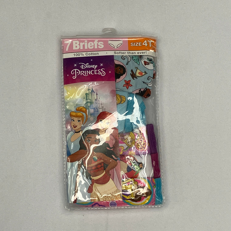 Disney Princess 5-Pk Underwear 4T