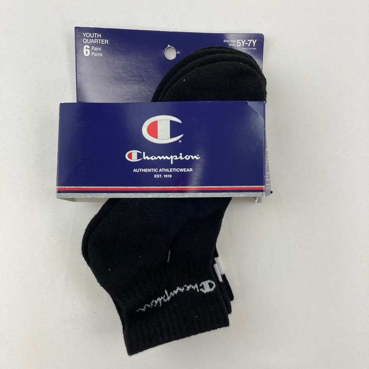 Champion 3pk Champion Socks 5-7 yr