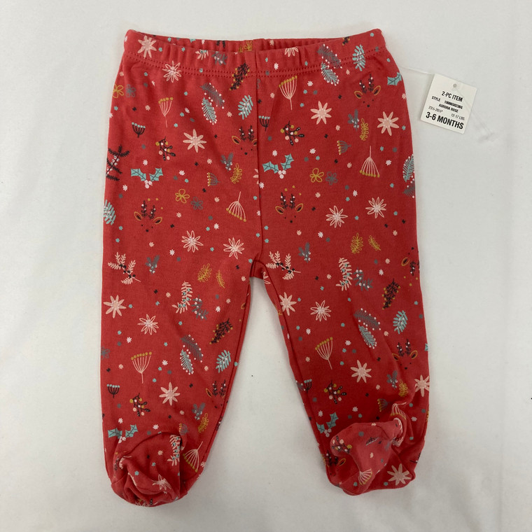 First Impressions Holiday Pattern Bottoms 3-6 mth