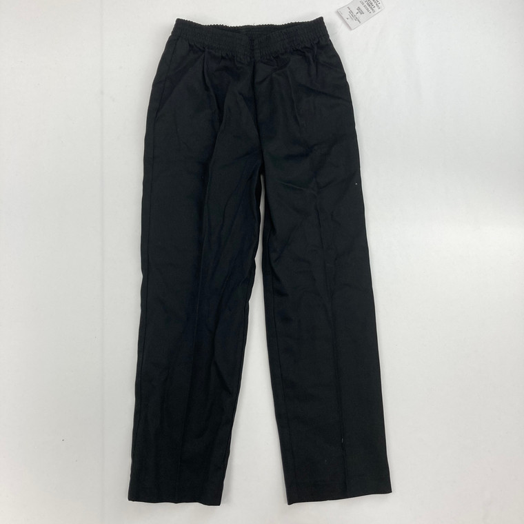 Izod Solid Black Dress Up Pants 6 yr