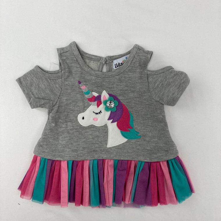 Kids Headquarters Unicorn Top 3-6 mth