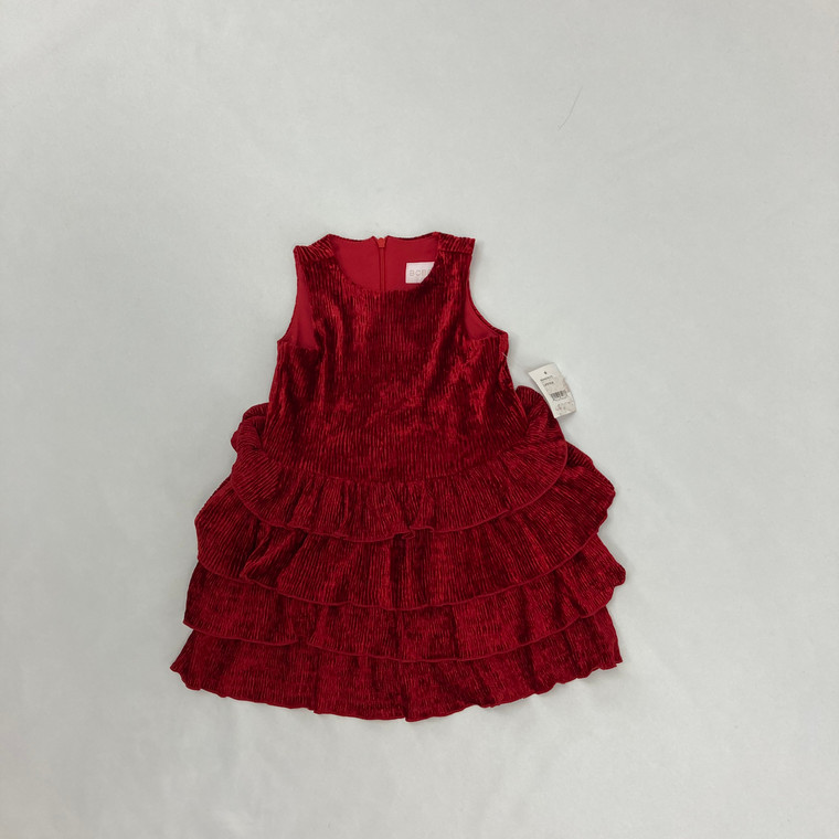 BCB Girls Velvet Ruffle Dress 2T