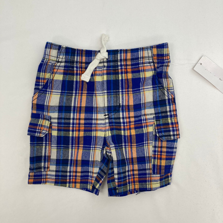 Kids Headquarters Plaid Shorts 12 mth