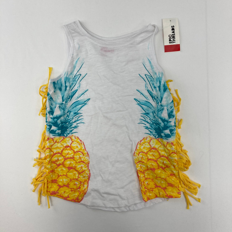 Epic Threads Pineapple Fringe Tank Small