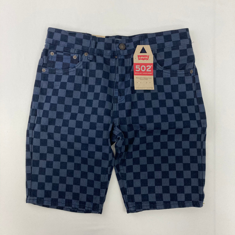 Navy Checkered Shorts 20 yr