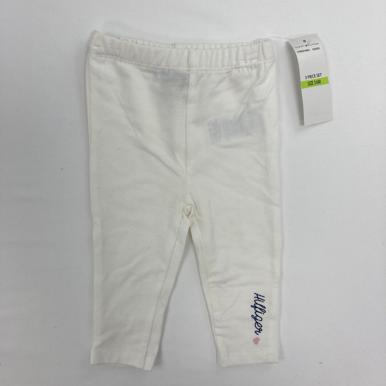 Tommy Hilfiger Solid Hilfiger Heart Leggings 3/6 mth