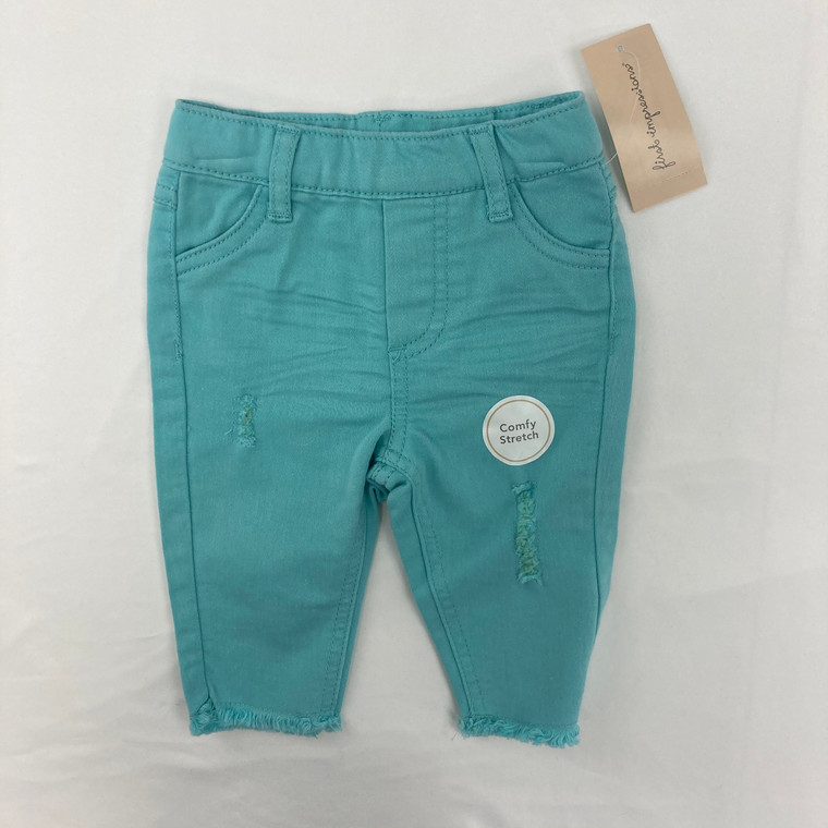 First Impressions Blue Rip Pants 3-6 mth