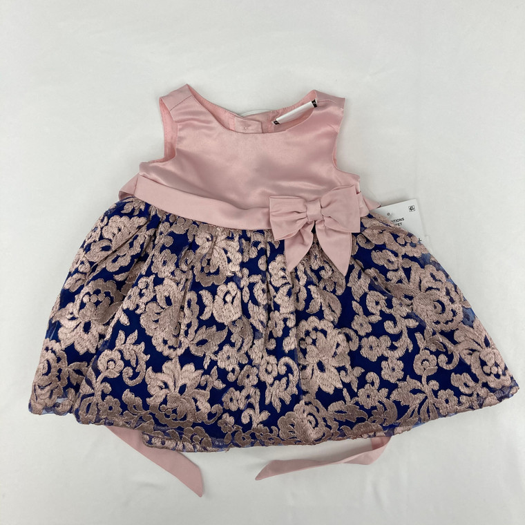 Rare Editions Pink Holiday Dress 3-6 mth