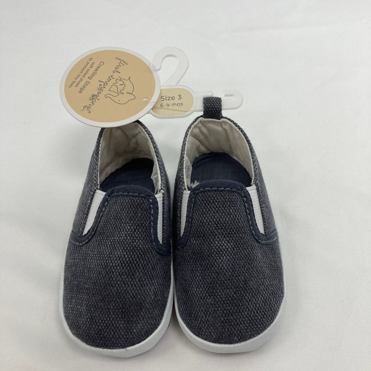 First Impressions Hi Bye Canvas Shoe 6-9 mth