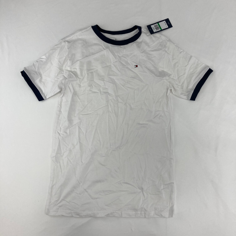 Tommy Hilfiger White Tommy Tee L 16-18 yr