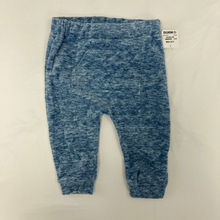 First Impressions Soft Blue Joggers 12 mth