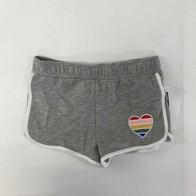 Ideology Gray Heart Shorts 5 yr