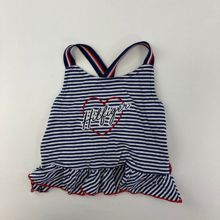 Tommy Hilfiger Striped Navy Tank 18 mth