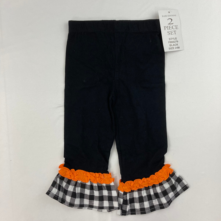 Rare Editions Plaid Flare Leggings 24 mth