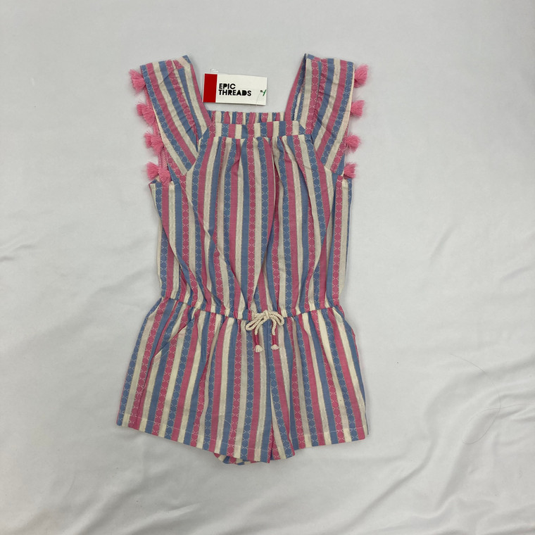 Epic Threads Pom Pom Striped 1-pc 4T