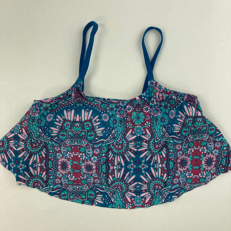 Summer Crush Multi-pattern Tankini Top 10 yr