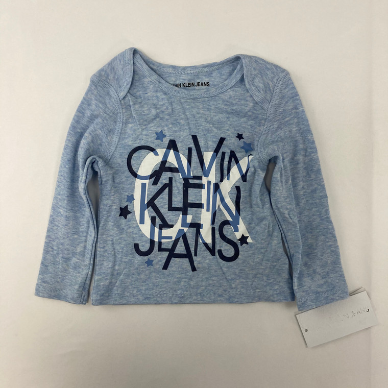 Calvin Klein Baby Blue Top 12 mth