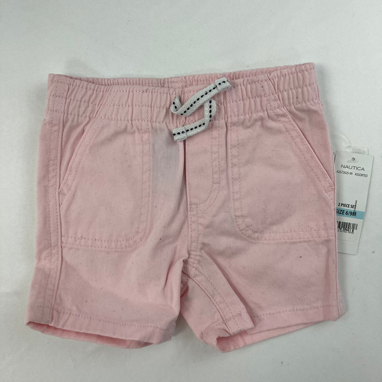Nautica Light Pink Shorts 6/9 mth