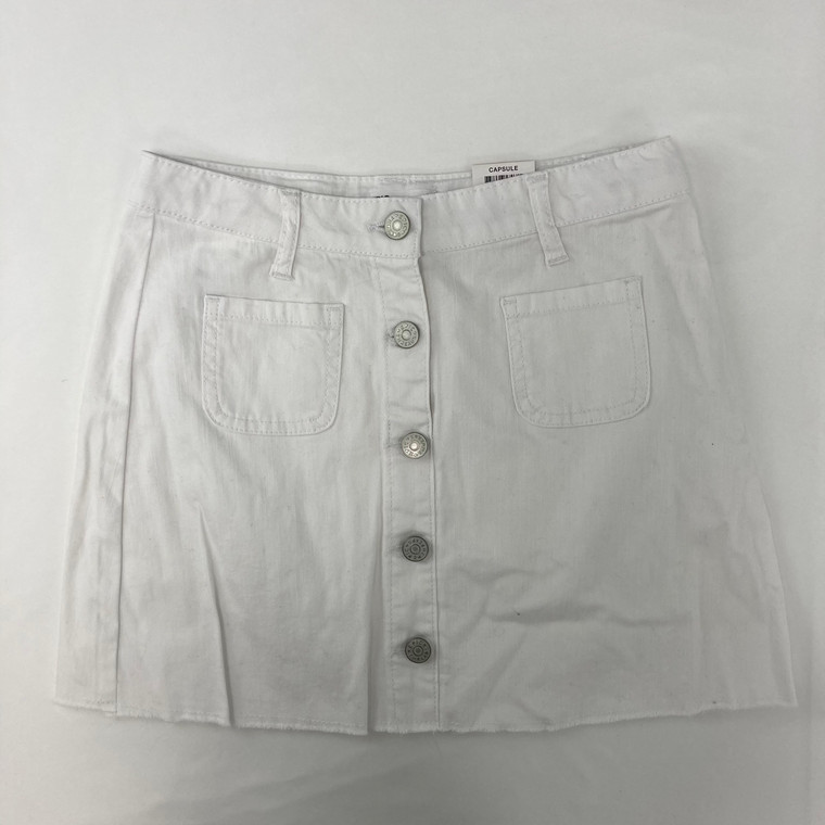 Epic Threads White Denim Skirt 12 yr