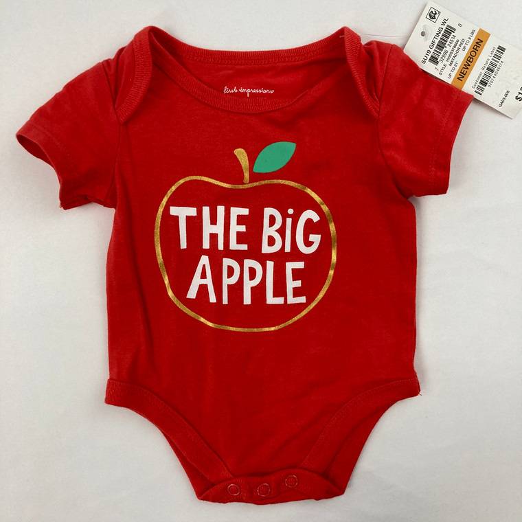 First Impressions Apple Bodysuit Newborn