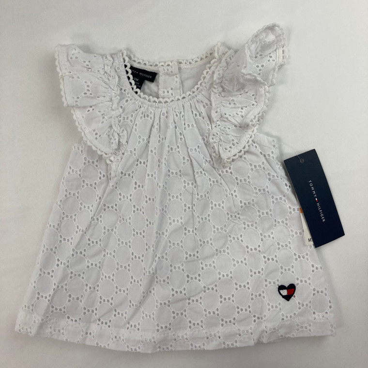 Tommy Hilfiger Eyelet Top 12 mth