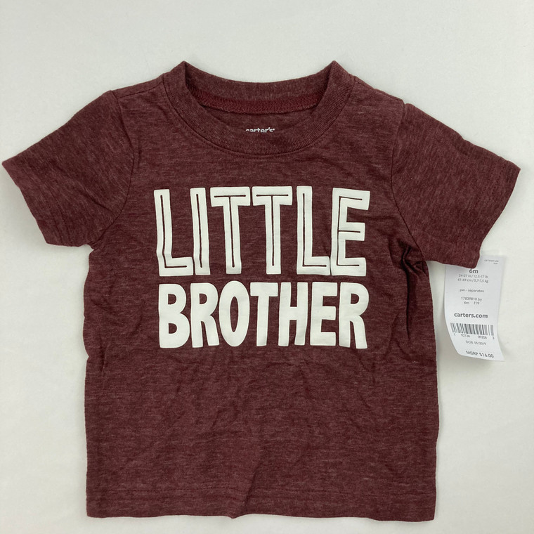 Carters Little Brother Tee 6 mth