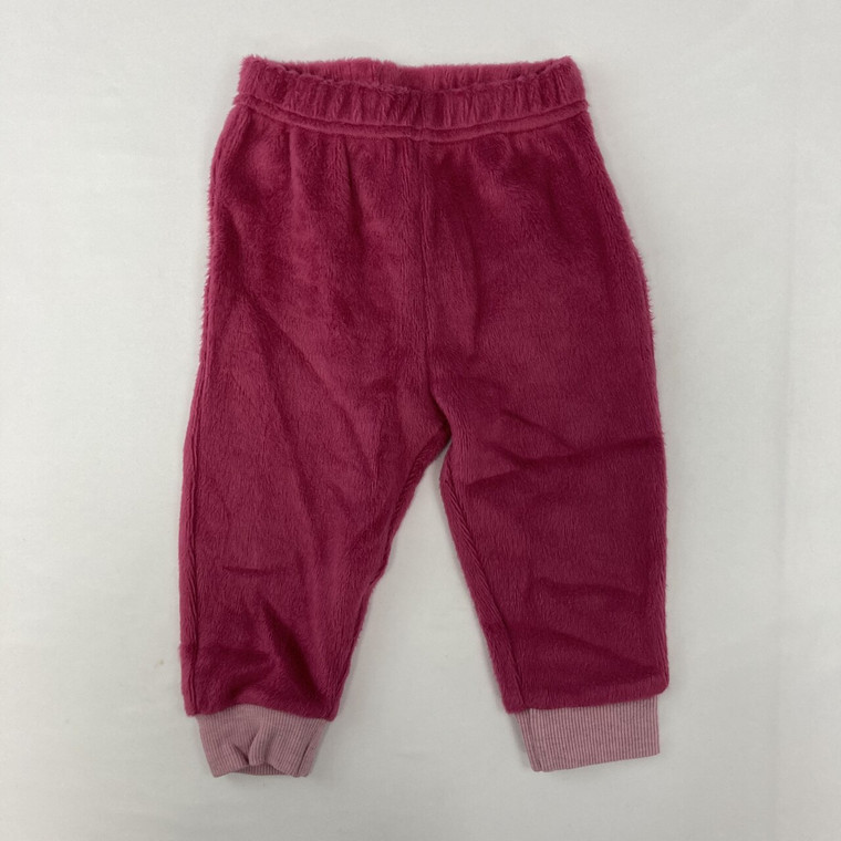 First Impressions Velour Pink Joggers 12 mth