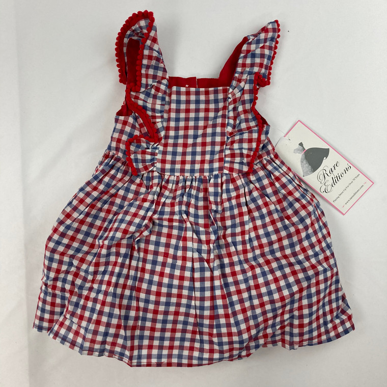 Rare Editions Ruffle Gingham Dress 12 mth