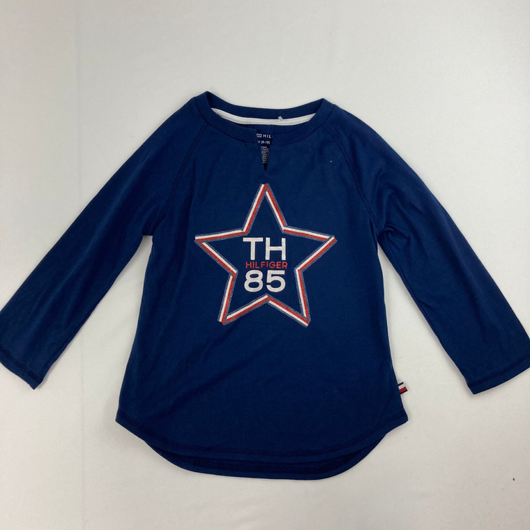 Tommy Hilfiger Navy Star Sleep Top M 8-10 yr