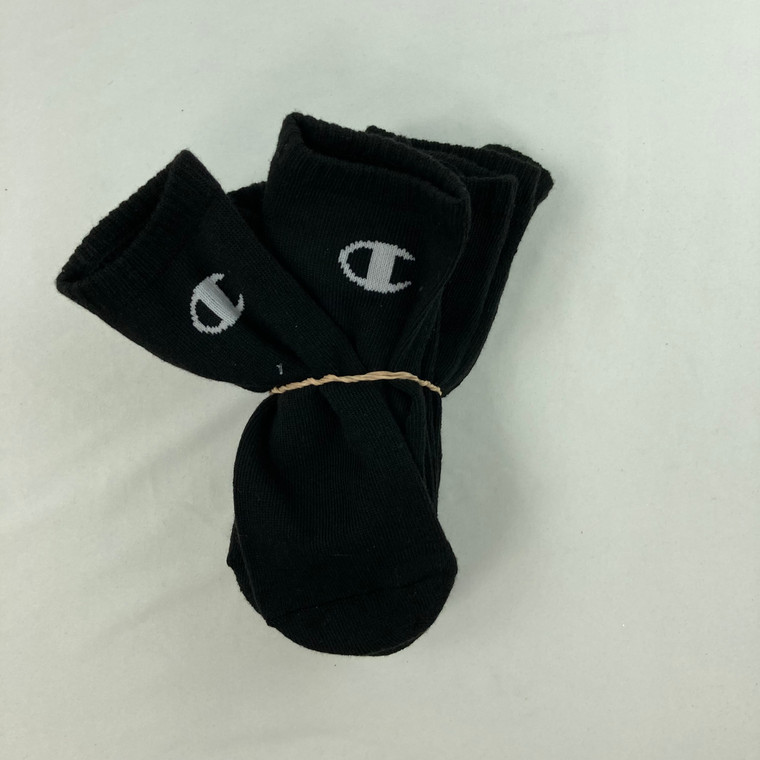 Champion 4-pk Logo Ankle Socks Large