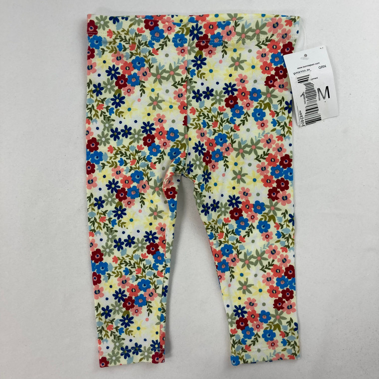 Bonnie Jean Floral Spring Legging 12 mth