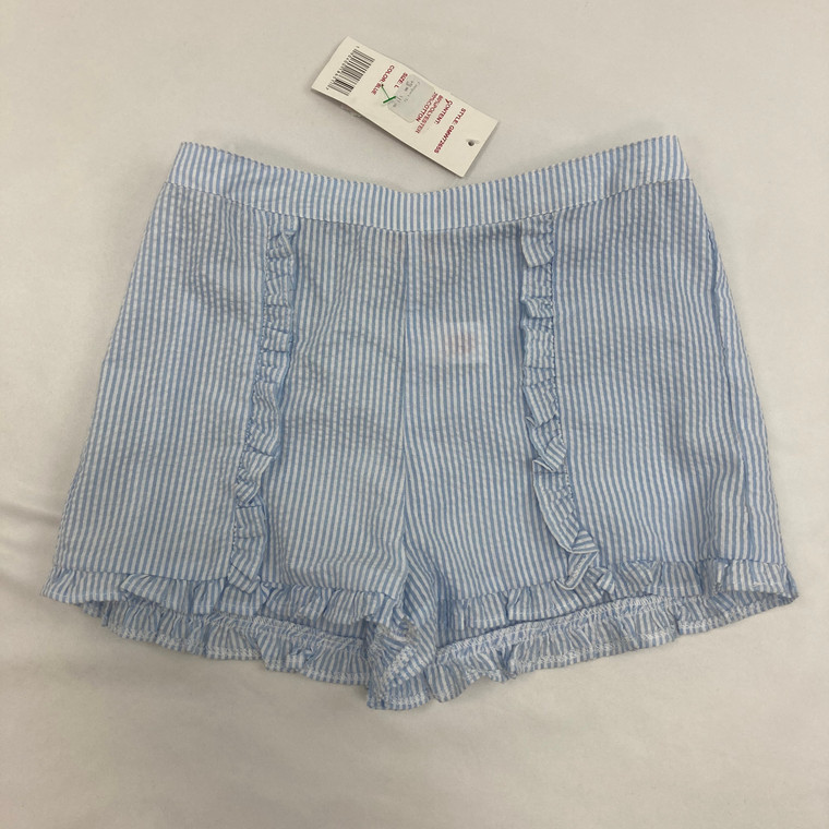 DESIGN History Ruffle Striped Shorts Large