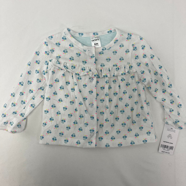 Carters Floral Button Up 6 mth