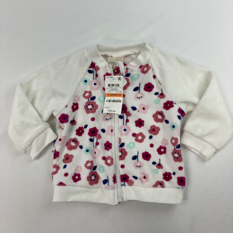 First Impressions Floral Athletic Sweatshirt 12 mth