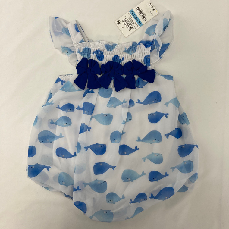 First Impressions Whale 1-pc 3-6 mth