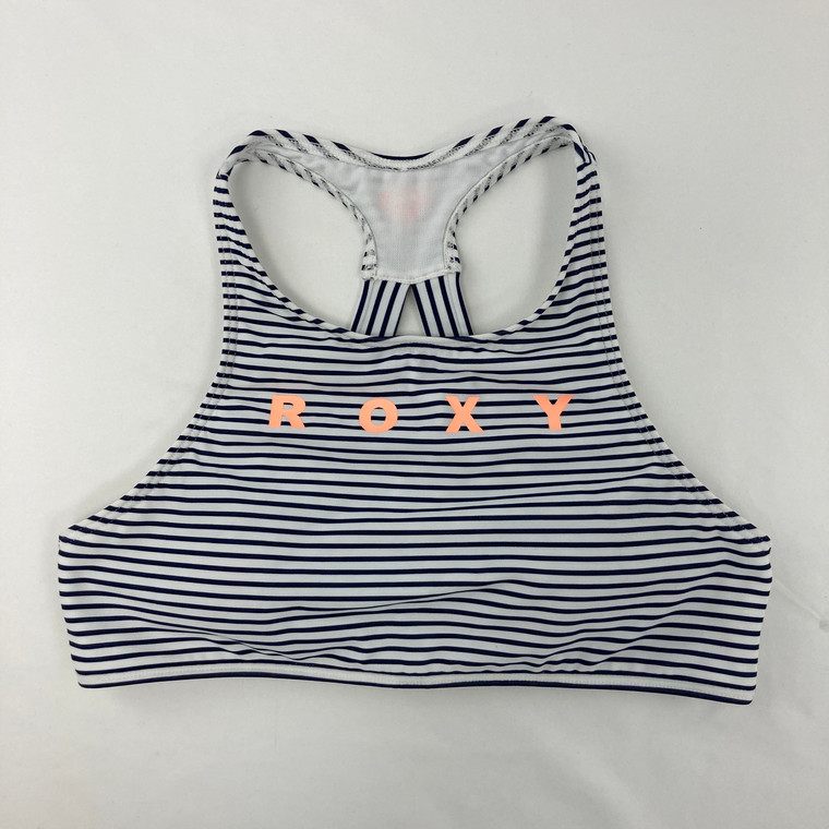 Roxy Striped Roxy Swim Top 14 yr