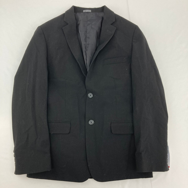 Calvin Klein Solid Black CK Suit Coat 16 yr