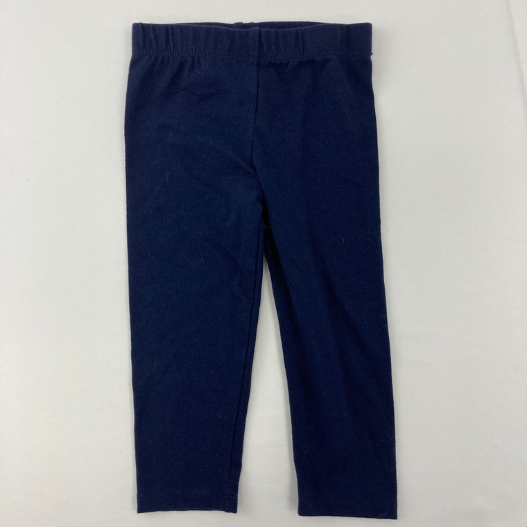 Rare Editions Solid Navy Leggings 12 mth