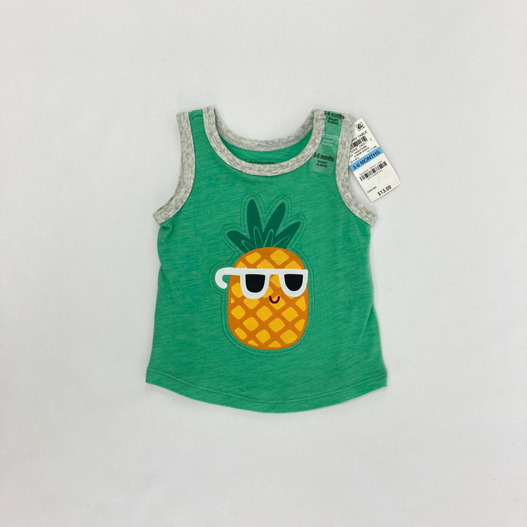 First Impressions Sunglasses Pineapple Tank 3-6 mth