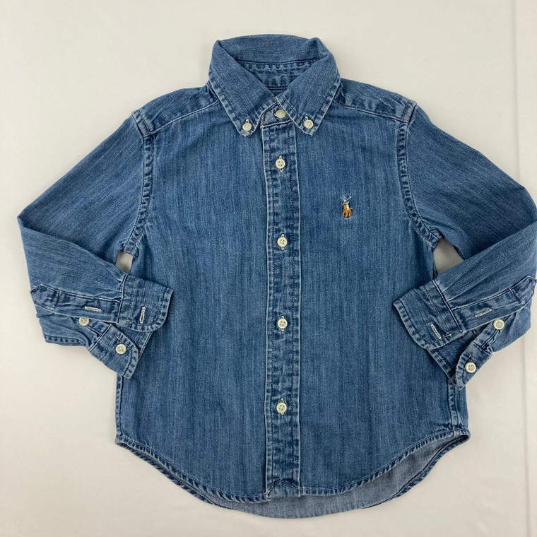 Ralph Lauren Denim Button Up 2/2T