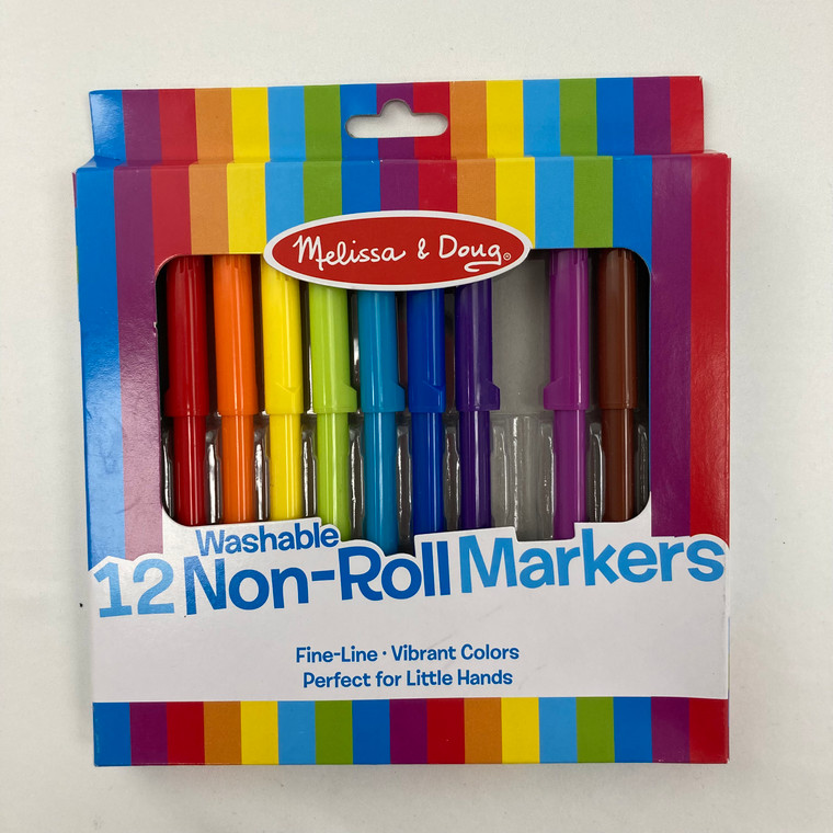 Melissa and Doug 11 Washable Non-Roll Markers