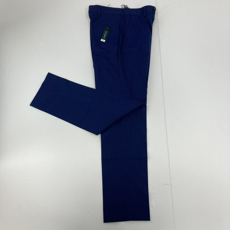 Ralph Lauren Navy Striped Dress Pants 12R