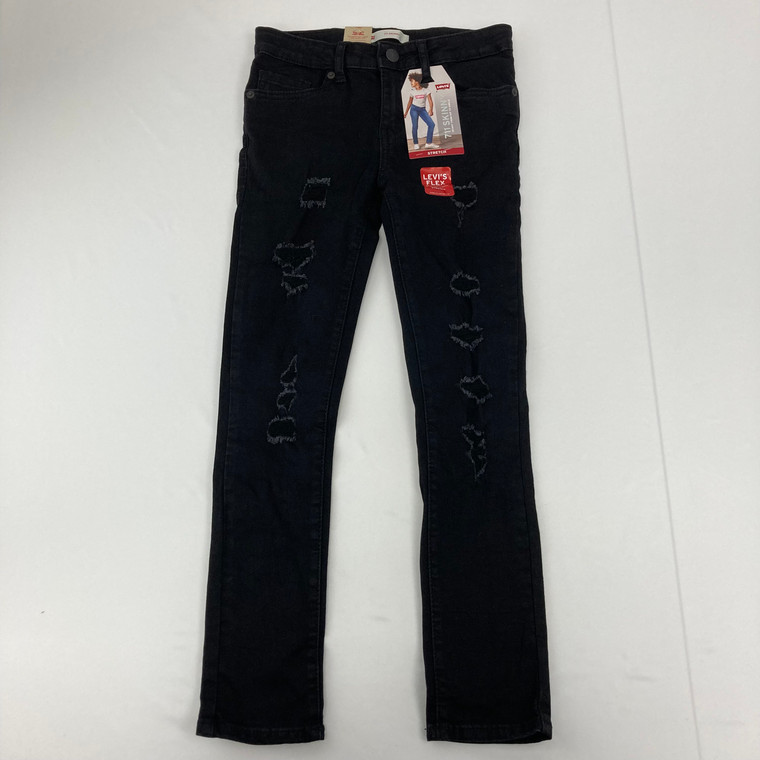 Levis 711 Skinny Fit Ripped Jeans 7 Reg