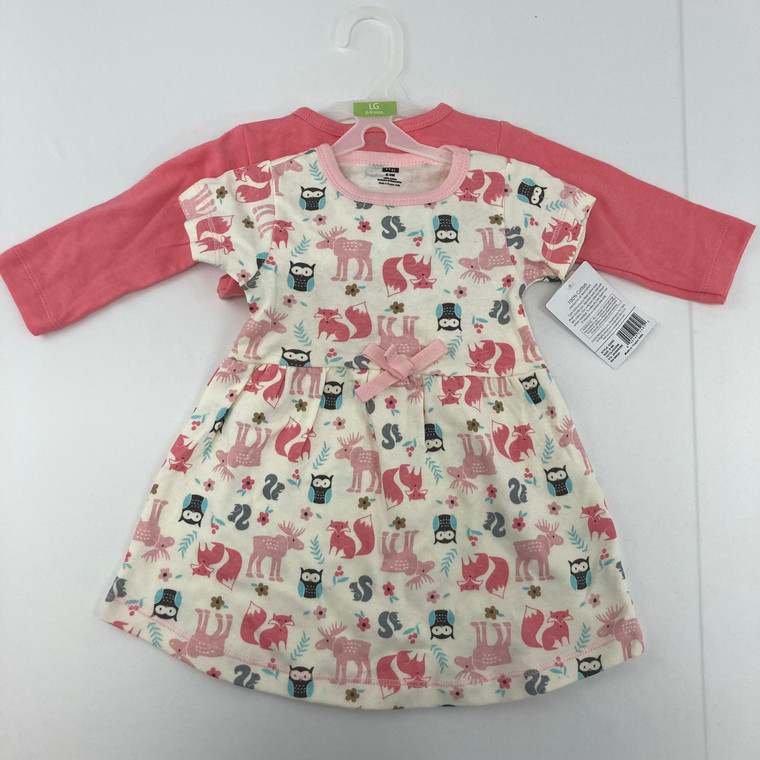 Hudson Baby 2-Piece Forest Dress 6-9 mth