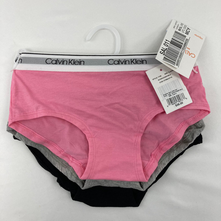 Calvin Klein 3-PK Hipster Underwear S 6/6X