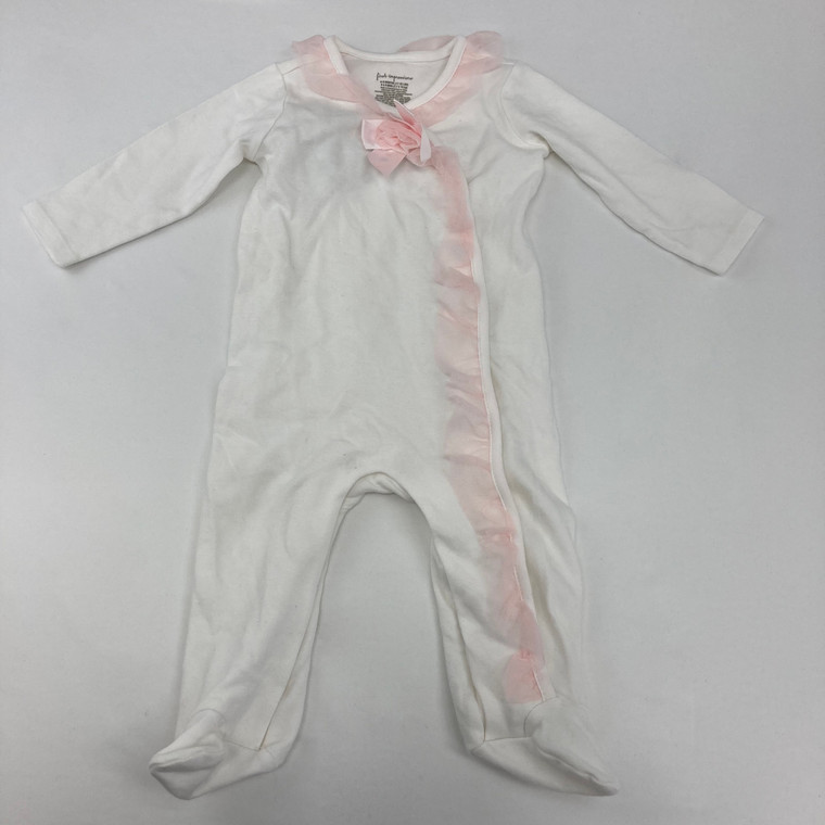 First Impressions Ivory Footed Tulle Coverall 6-9 mth